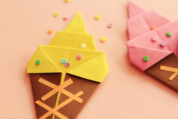 DIY Origami Glace Ice cream