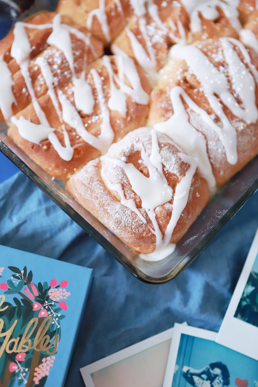 Cinnamon rolls avec la Croustina de Panasonic Poulette Magique