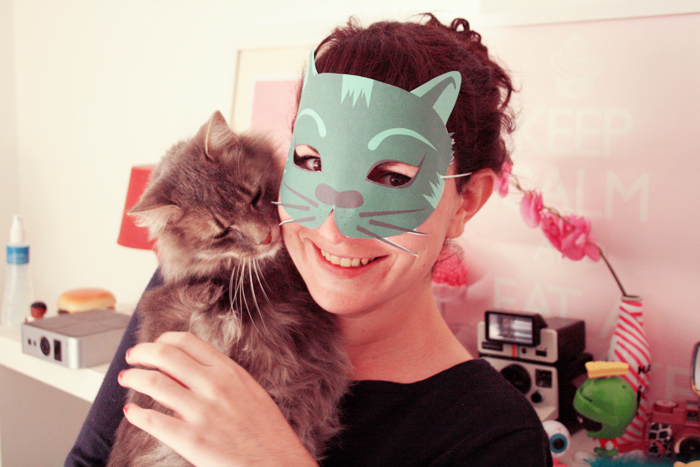 ▽▽▽ DIY : masque chat d'Halloween à télécharger ▽▽▽