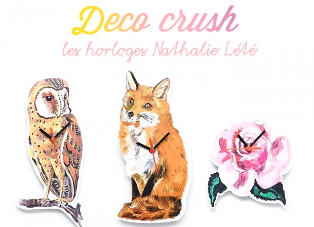 Déco crush #19 les horloges Nathalie Lété