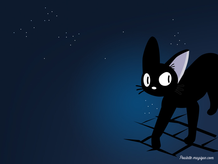 Gigi Le Petit Chat Noir Free Wallpaper