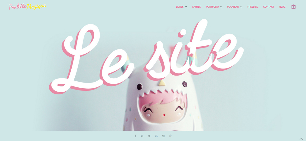 ♥ OPEN // Poulette Magique : le site ♥