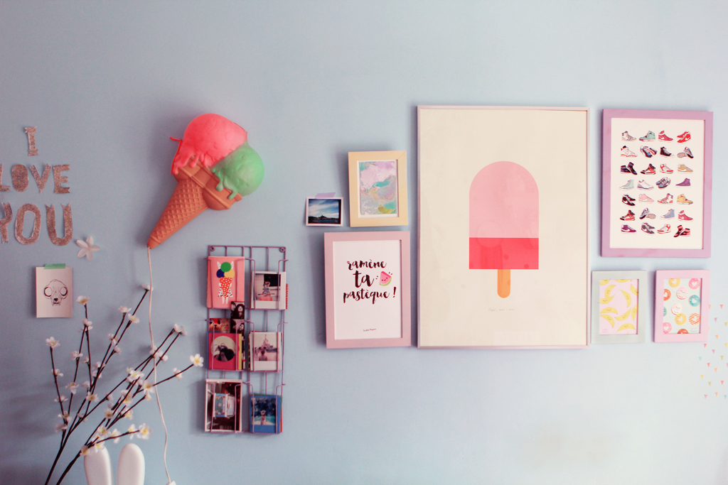 DIY express : le porte carte et polaroids version pastel