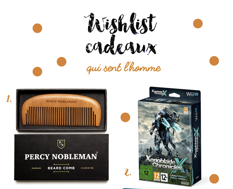 Wishlist cadeaux qui sent l’homme