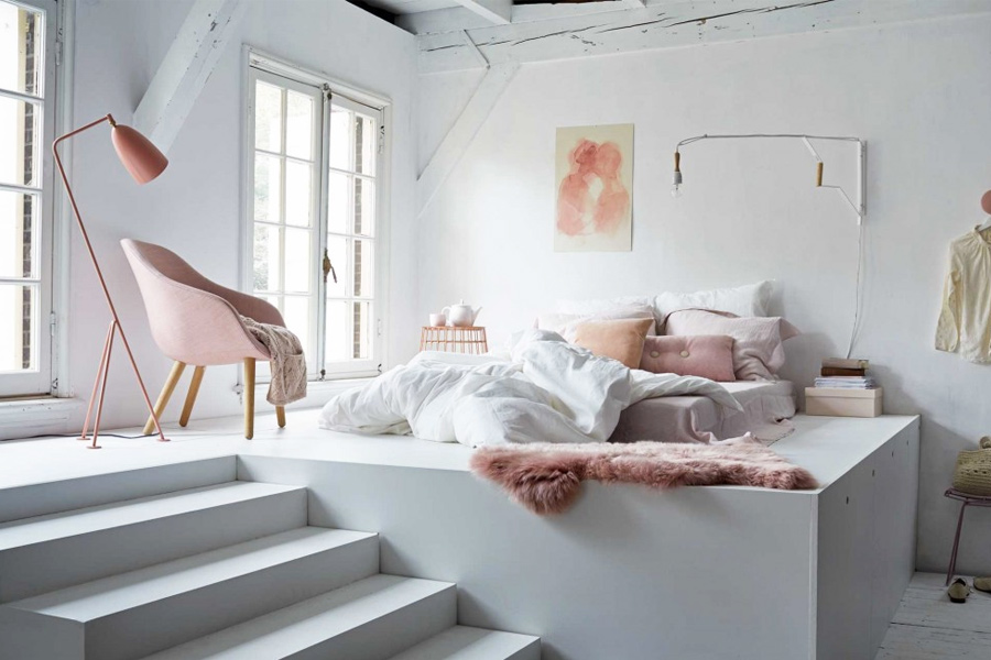 New home – inspiration & ideas #1 fade pink and gold