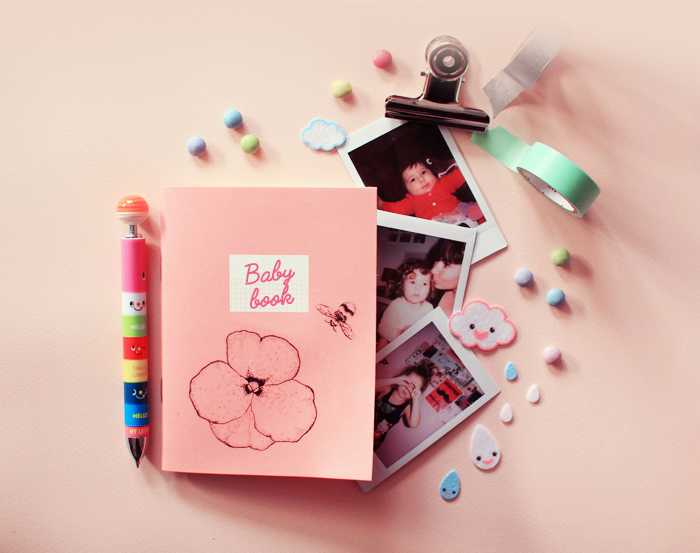 DIY : le carnet baby book tatoué