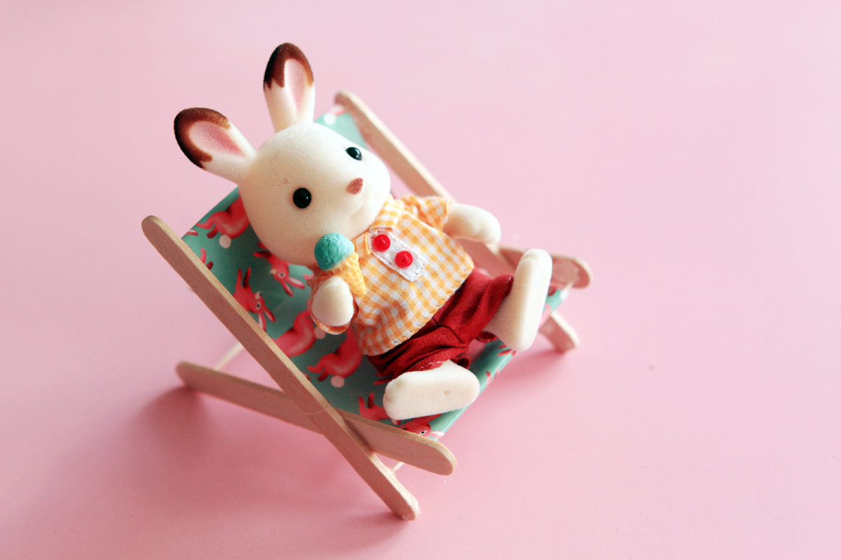 Sylvanian Families #3 DIY : le transat extra large