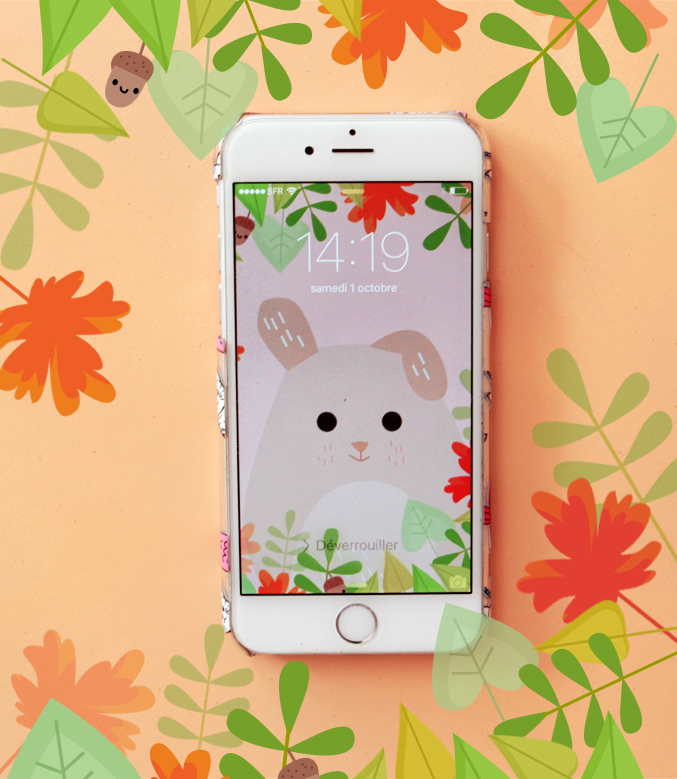 IPhone wallpapers #7 Automne mignon ♥