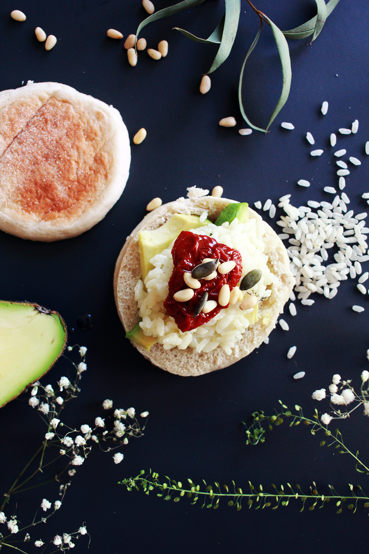 Muffin au risotto au saveurs du sud