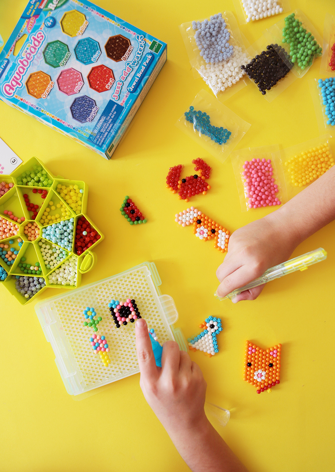 Créer avec Aquabeads, les perles magiques