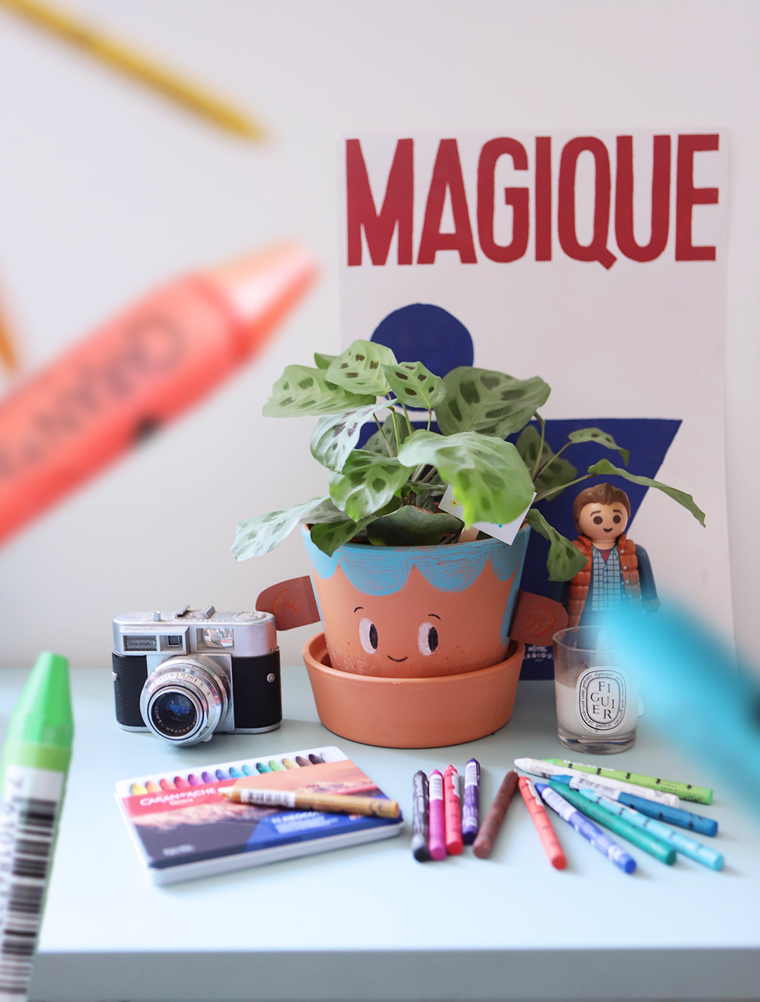 DIY : le pot custom avec des pastels gras