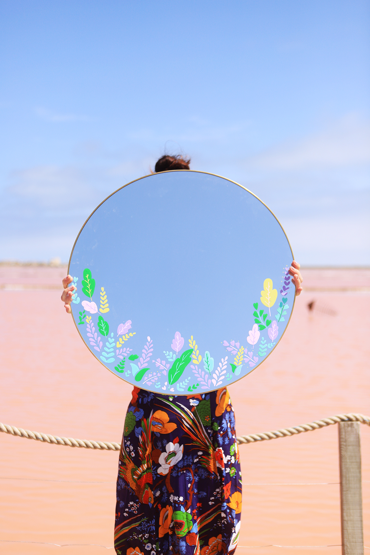 DIY : le miroir floral aesthetic