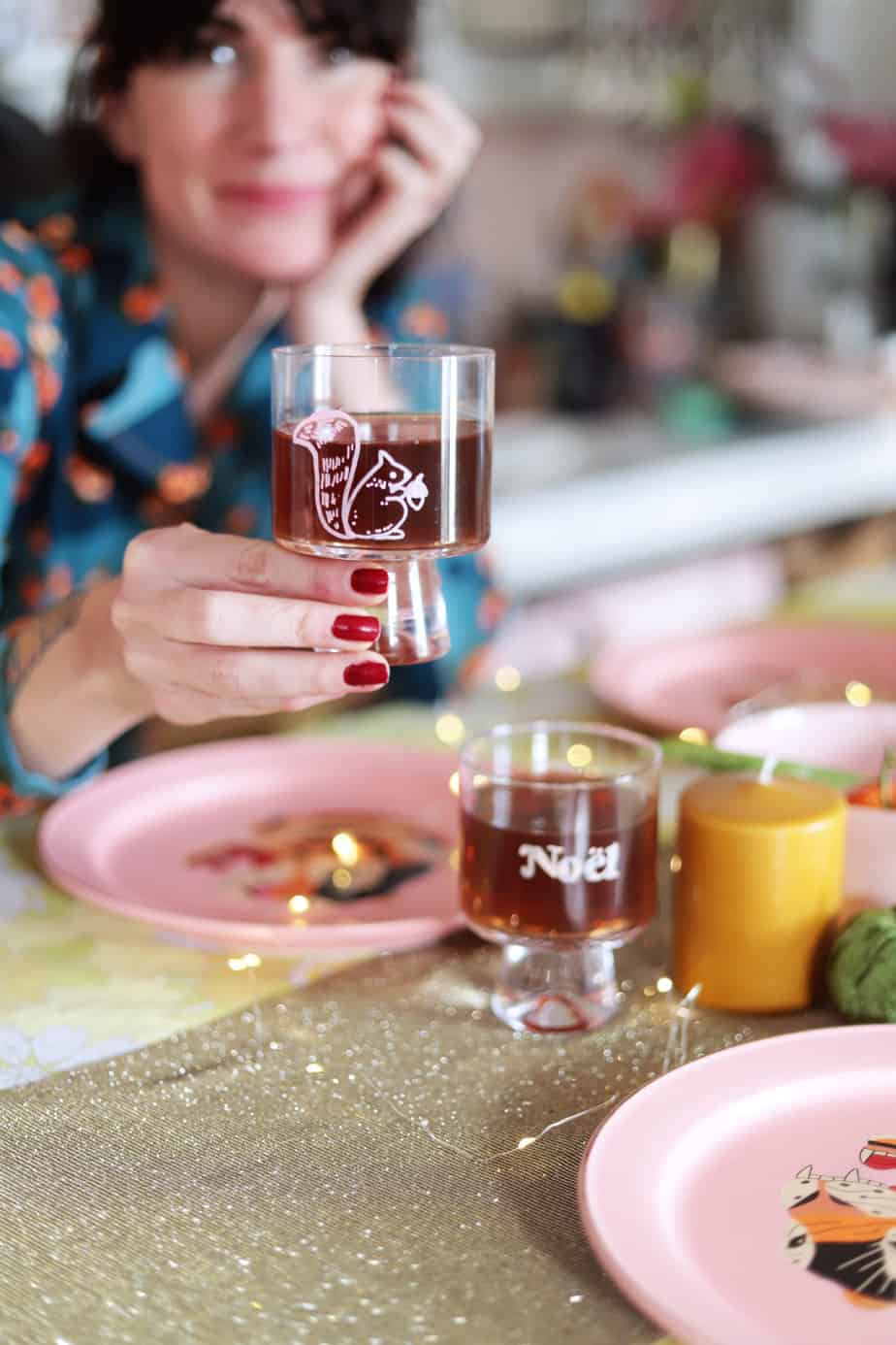 DIY : Les verres écureuils de Noël